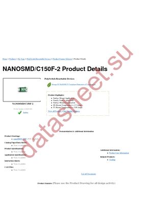 NANOSMDC150F-2 datasheet  